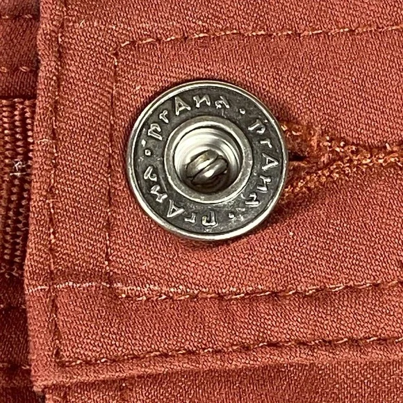 Prana Mens Zion Cargo Shorts 36 11" Inseam Orange Belted Hiking Outdoor $80 new - Picture 4 of 13